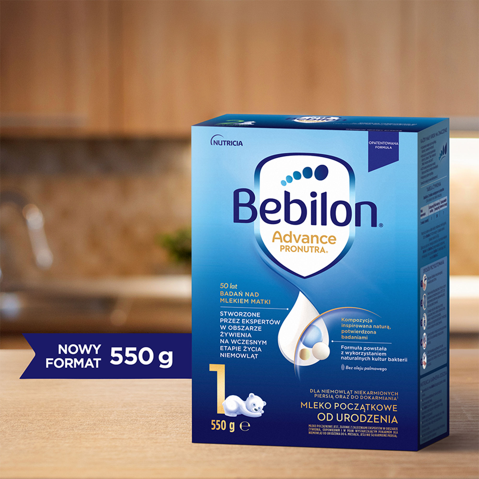 Bebilon 1, mleko w proszku, 550 g