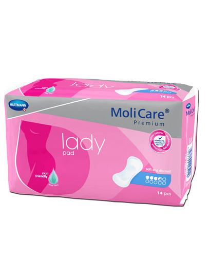 Hartmann MoliCare Premium lady pad 3,5 kropli, Anatomiczne wkłady chłonne, 14 sztuk zdjęcie