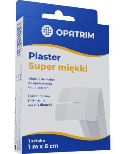 Opatrim Plaster super miękki 1 m x 6 cm, 1 sztuka zdjęcie