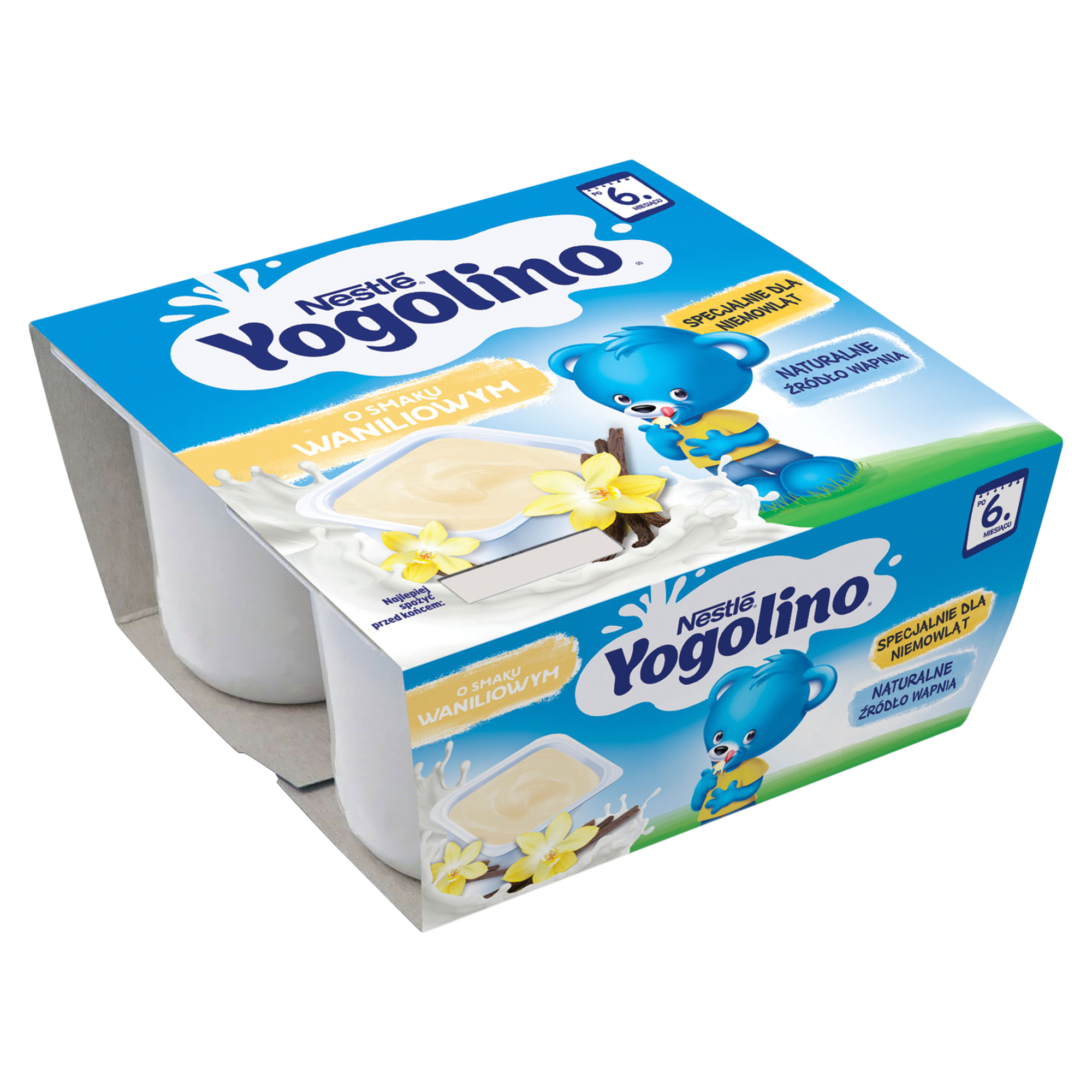 NESTLE Mleczny Deserek o smaku waniliowym po 6 miesiącu - 4 x 100 g zdjęcie