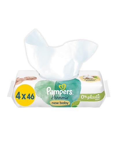 Pampers Harmonie New Baby Chusteczki nawilżane dla dzieci, 4 x 46 sztuk zdjęcie