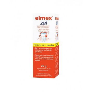 ELMEX Żel do fluoryzacji z aminofluorkiem, 25 g