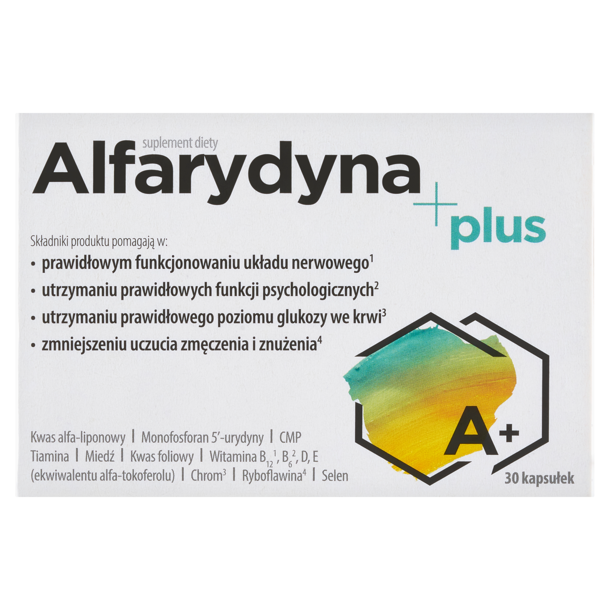 Alfarydyna Plus, kapsułki, 30 sztuk zdjęcie