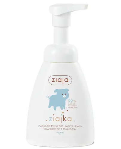 Ziaja Ziajka pianka oczyszczająca do mycia buzi rączek ciała 250 ml zdjęcie