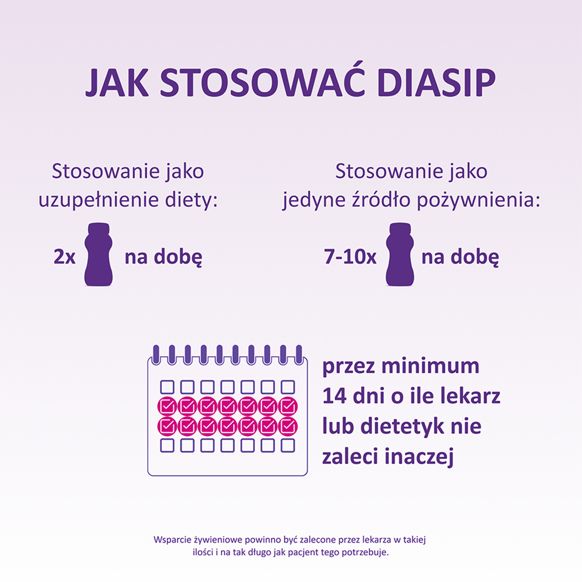 Diasip płyn odżywczy dla diabetyków, smak waniliowy 4 x 200 ml 