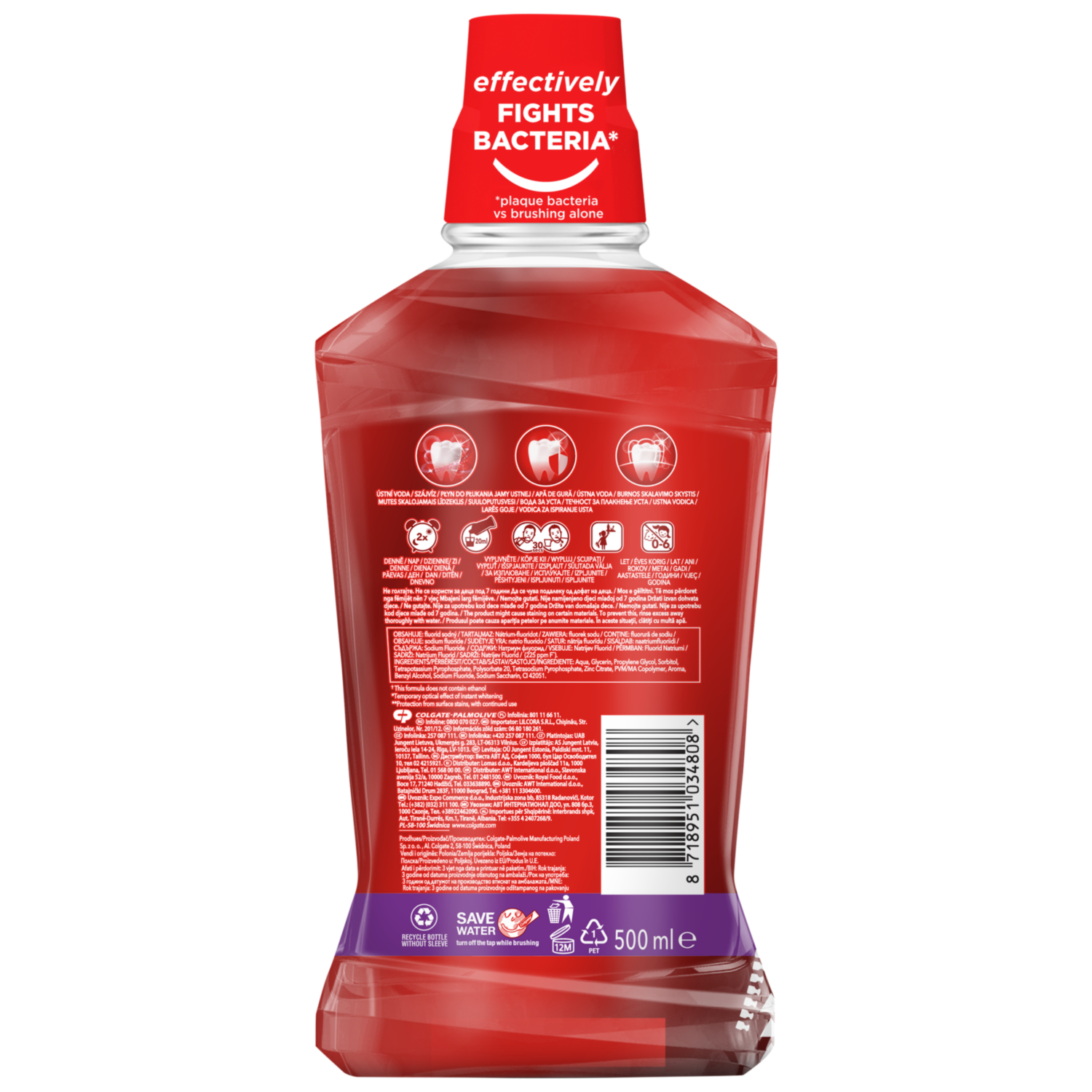 Colgate Max White Expert  Płyn do płukania jamy ustnej, 500 ml