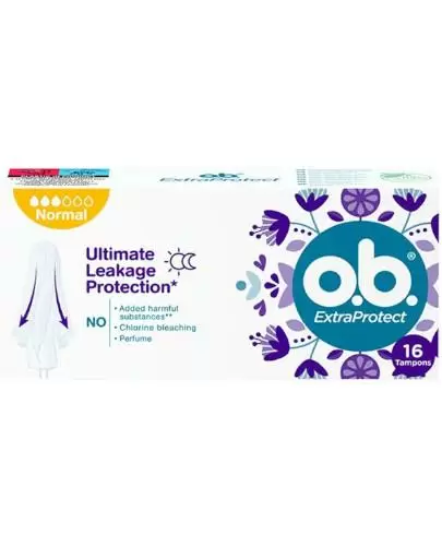 OB ExtraProtect Ultimate Leakage Protection Normal tampony higieniczne 16 sztuk zdjęcie