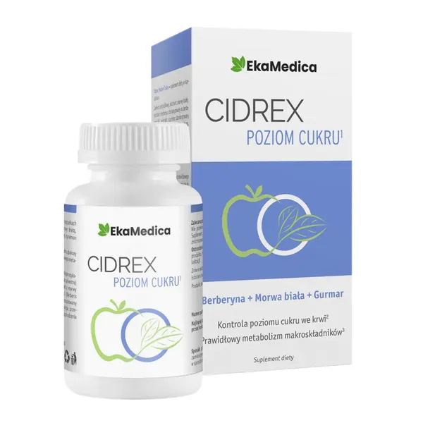 EkaMedica, Cidrex poziom cukru, kapsułki, 60 sztuk zdjęcie