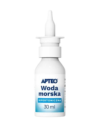 Apteo Woda morska hipertoniczna Spray do nosa, 30 ml, cena, opinie, właściwości  zdjęcie