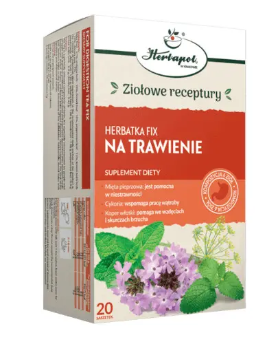 Herbatka Fix na trawienie 20 saszetek zdjęcie