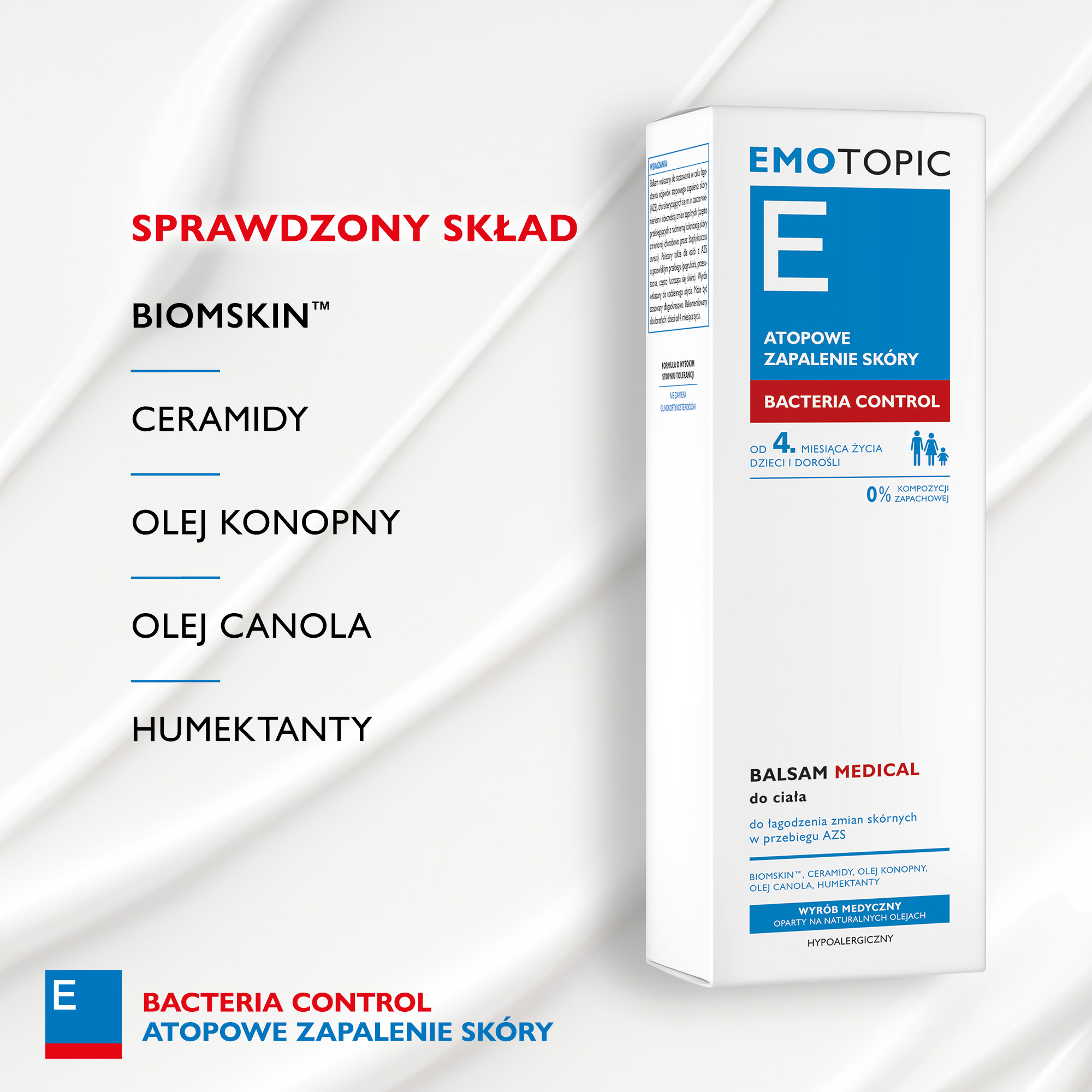 Emotopic Bacteria Control balsam Medical do ciała 200 ml