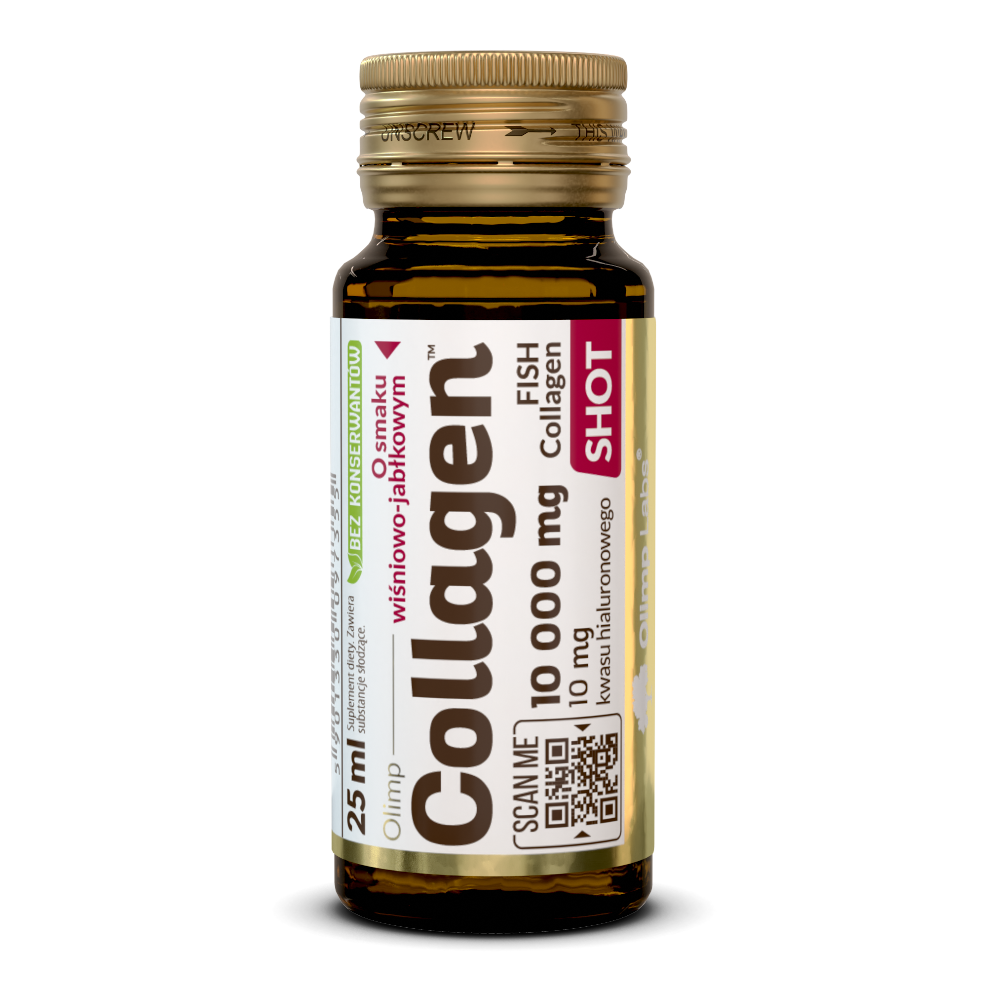 Olimp Collagen Shot o smaku wiśniowo-jabłkowym, 25 ml zdjęcie