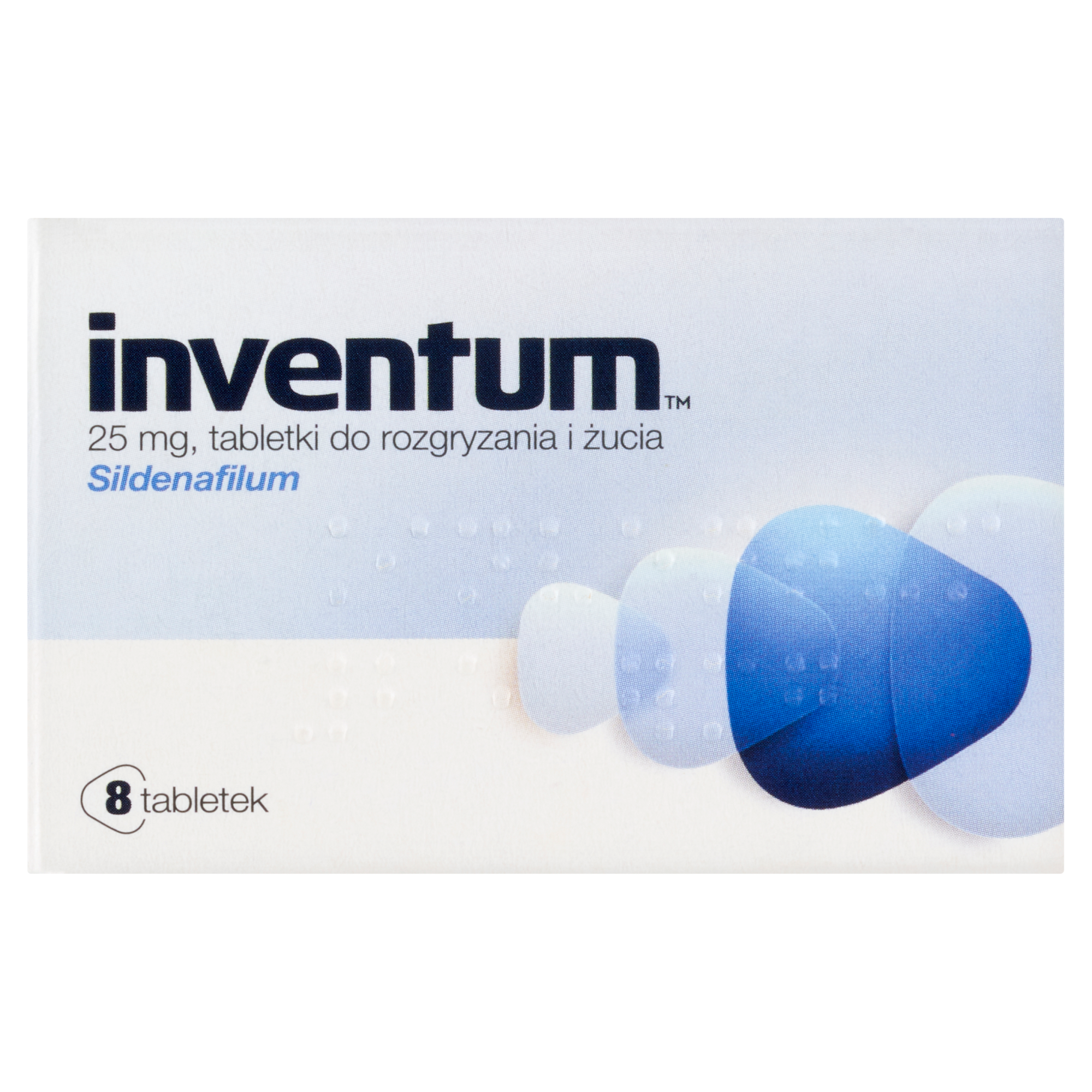 Inventum, 25 mg, tabletki do rozgryzania, żucia, 8 sztuk zdjęcie