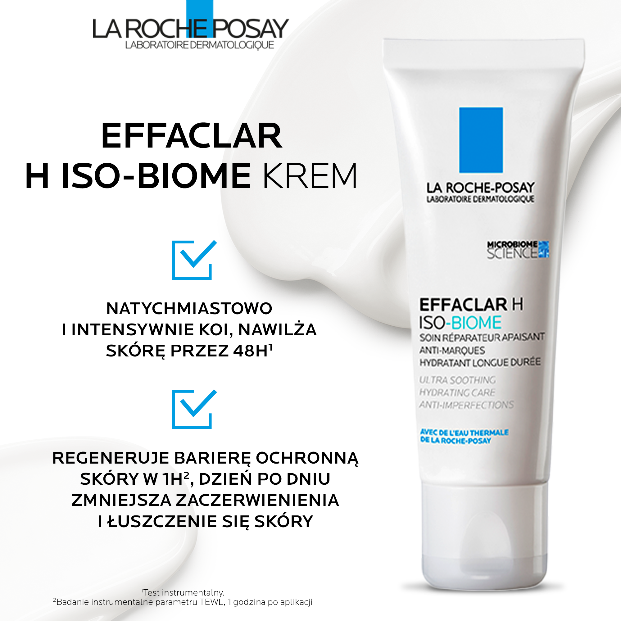 La Roche Posay Effaclar H ISO-Biome kojący krem nawilżający 40 ml
