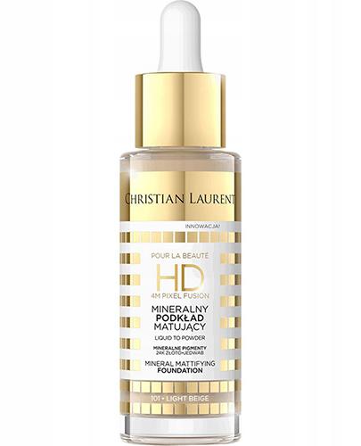 Christian Laurent HD Podkład - Serum matujący mineralny 101 Light Beige, 32 ml, cena, opinie, stosowanie zdjęcie