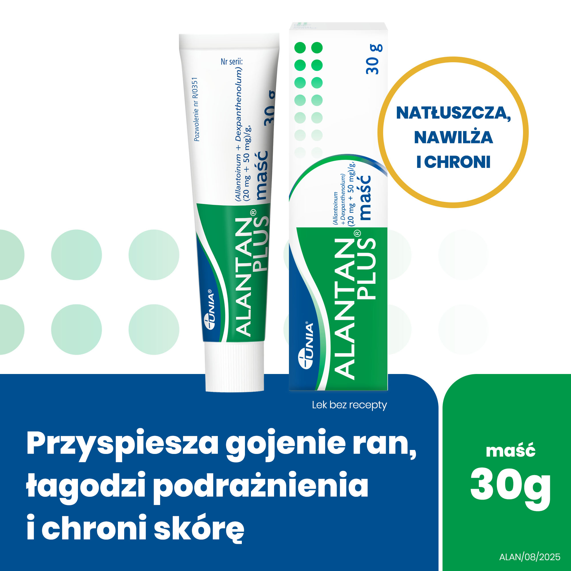 Alantan Plus (20 mg + 50 mg)/g, maść, 30 g
