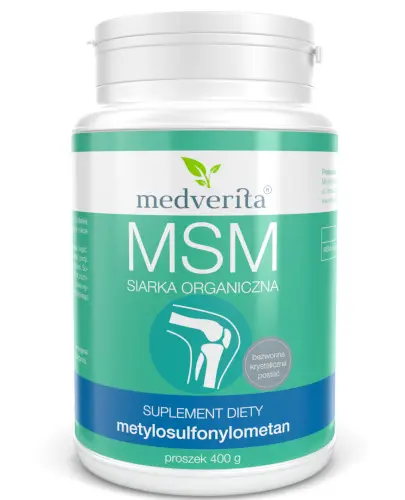Medverita MSM siarka organiczna proszek 400 g zdjęcie