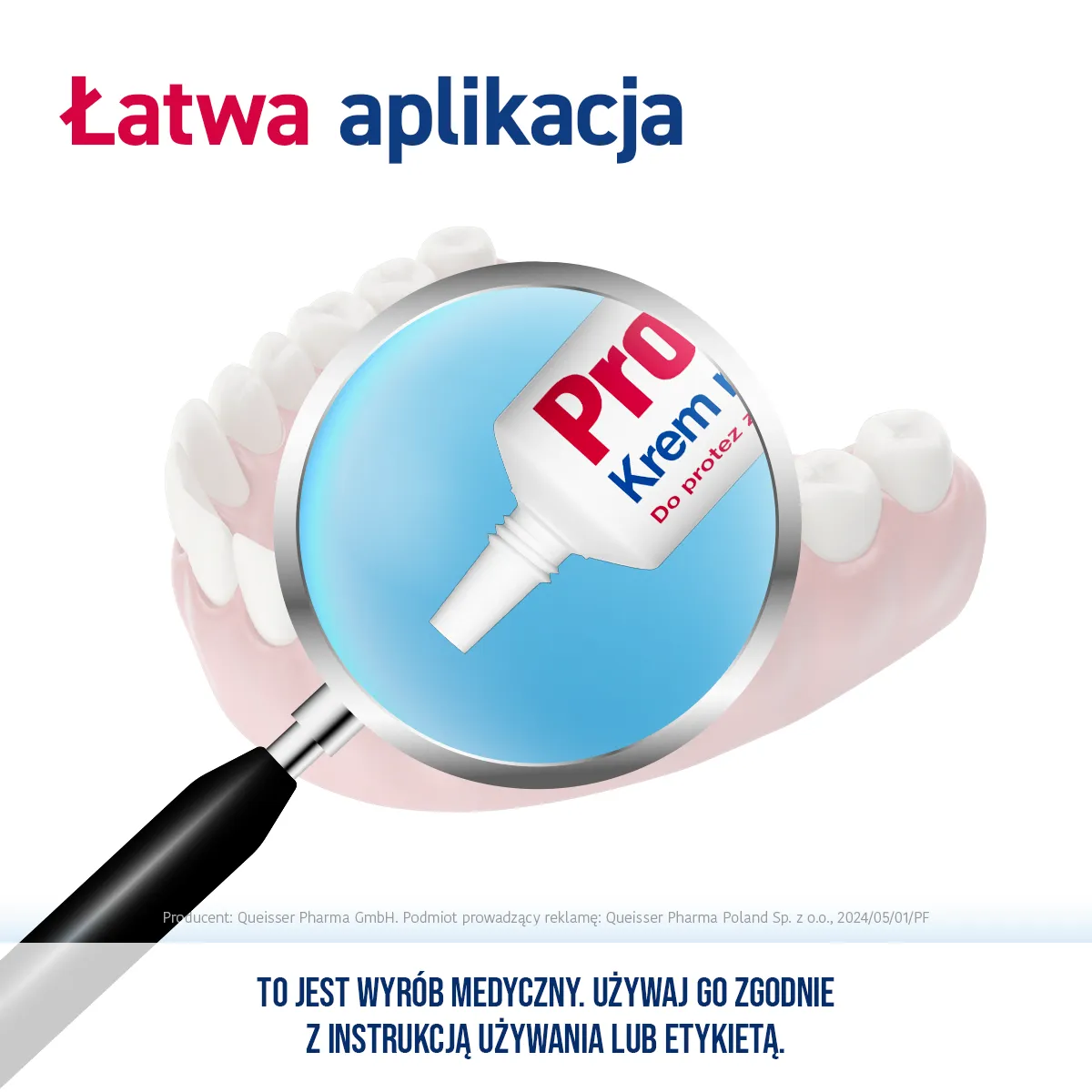 PROTEFIX Krem mocujący do protez zębowych - 47 g