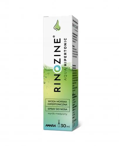 Rinozine Aqua hipertonic, spray do nosa, 30 ml zdjęcie