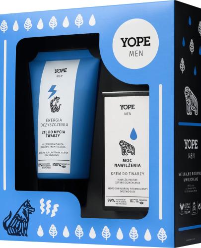 Yope Zestaw Men Wood Żel do mycia twarzy 150 ml + Krem nawilżający 50 ml zdjęcie