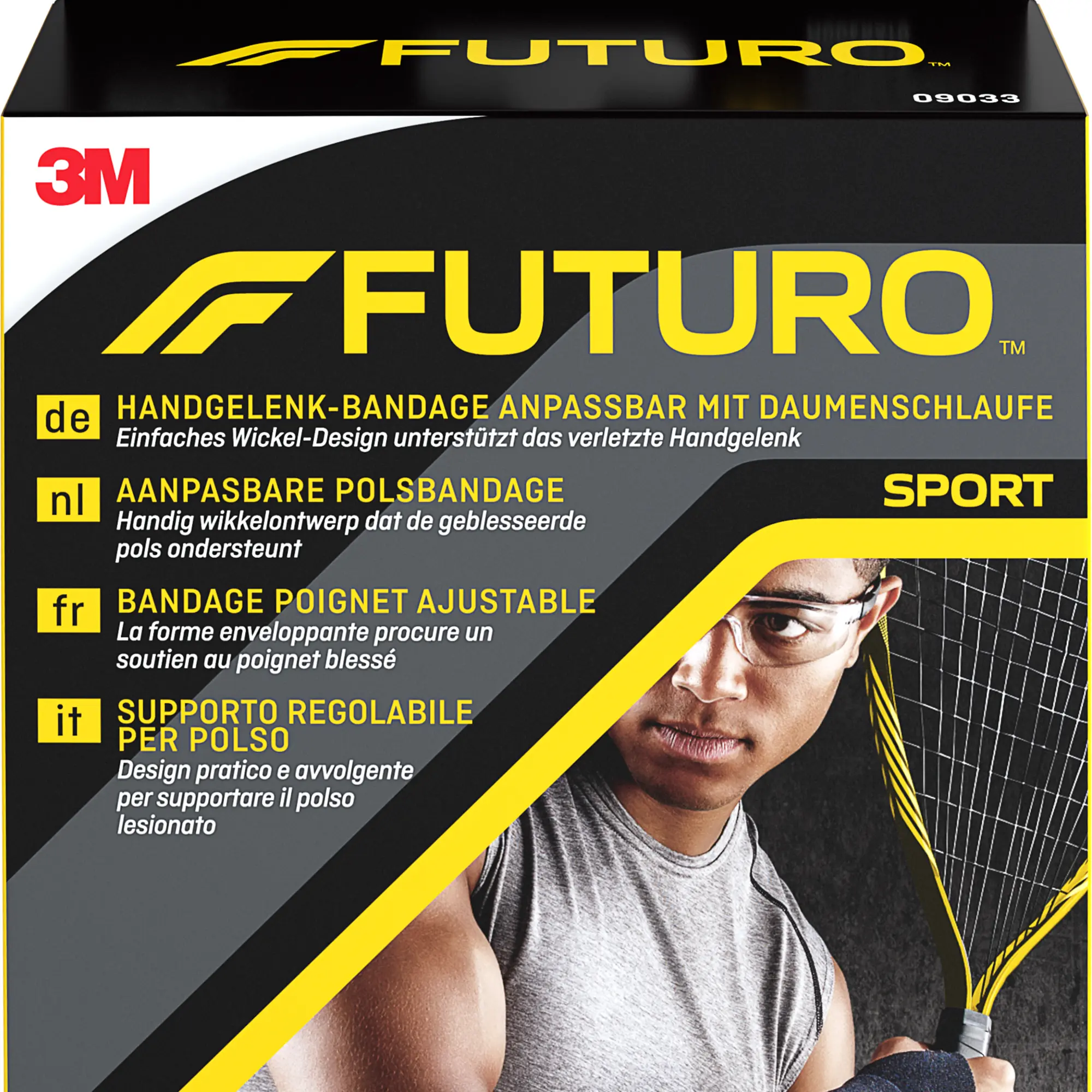 Futuro Sport regulowana opaska nadgarstka 1 sztuka zdjęcie