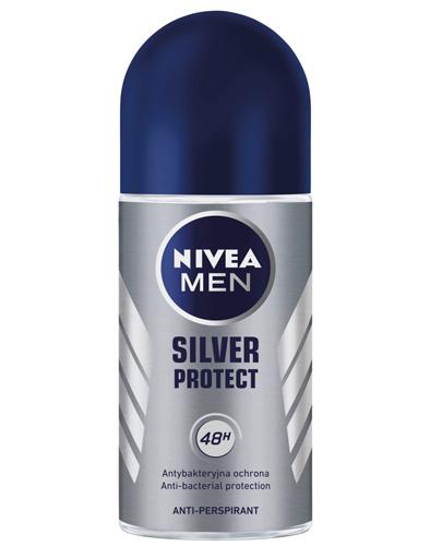 NIVEA MEN SILVER PROTECT Antyperspirant w kulce 48h - 50 ml - cena, opinie, właściwości  zdjęcie