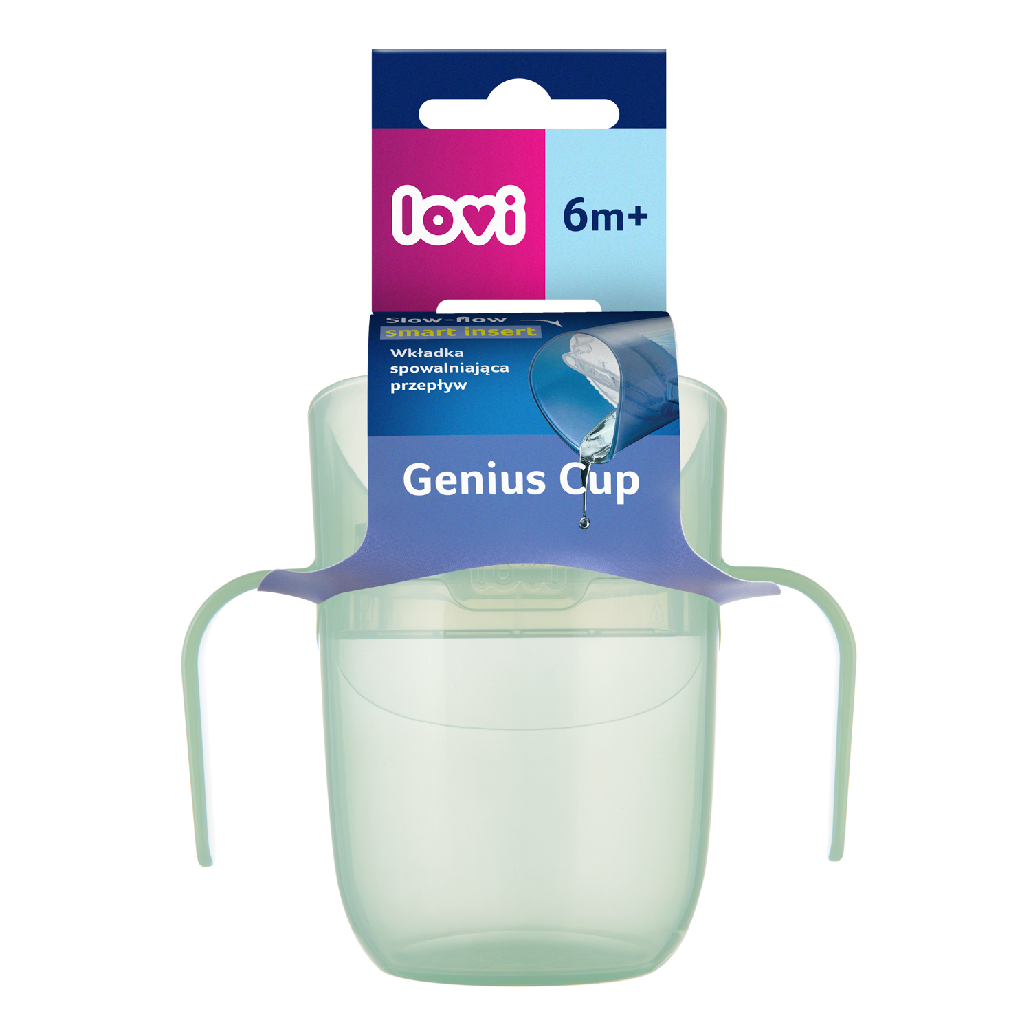 Lovi Kubek treningowy genius pistachio, 150 ml zdjęcie