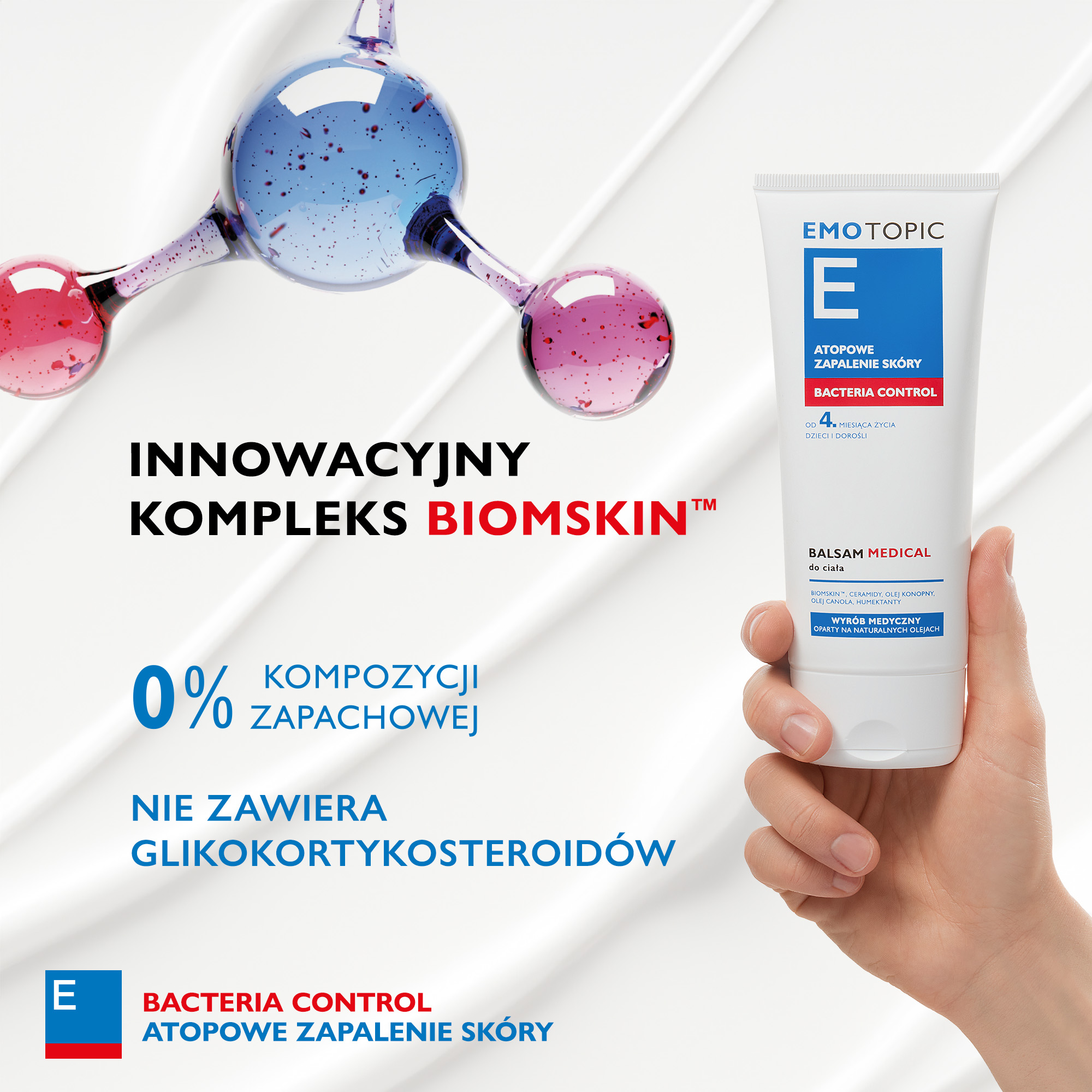 Emotopic Bacteria Control balsam Medical do ciała 200 ml