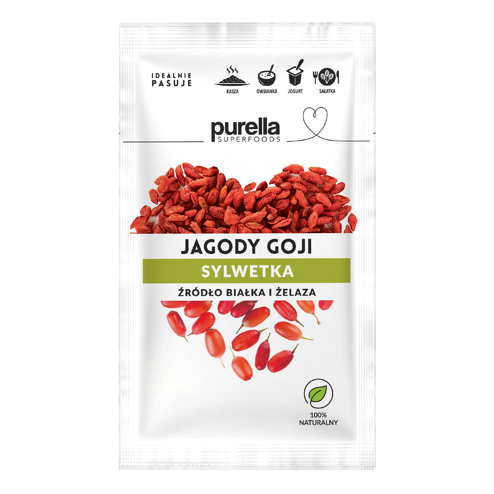 Purella Superfoods Jagody Goji, 45 g zdjęcie