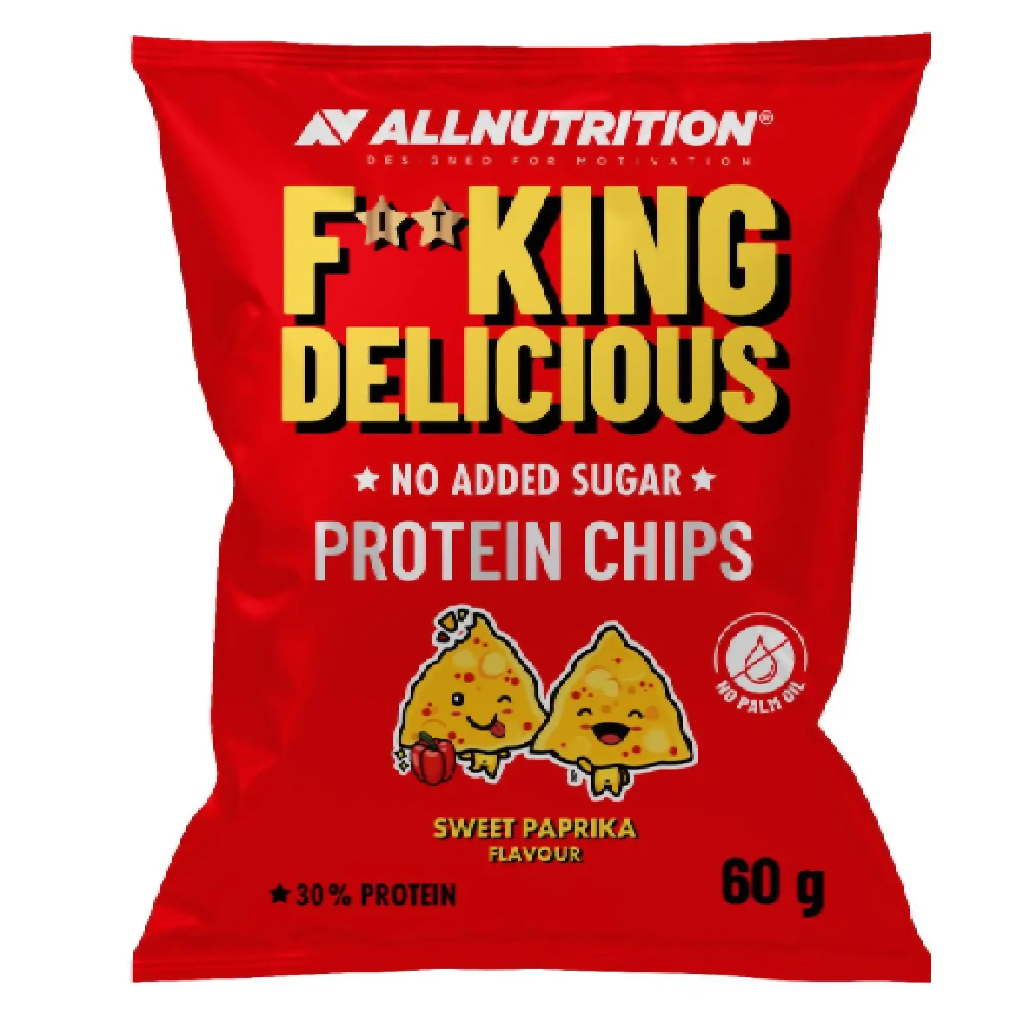 Allnutrition Fitking Delicious Protein Chips Sweet Paprika, 60 g