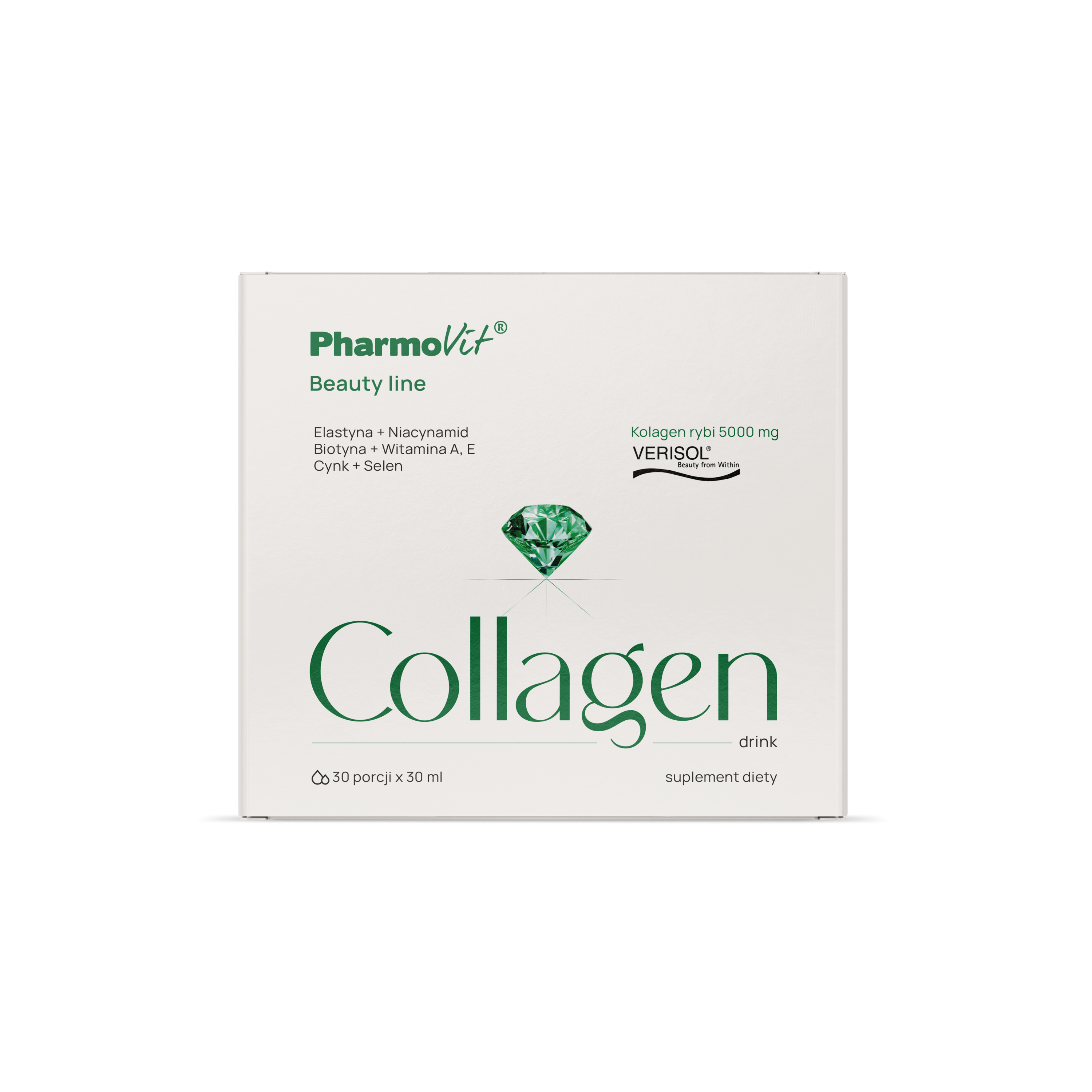 Pharmovit, Collagen drink Beauty line, płyn, 30 ml x 30 sztuk zdjęcie