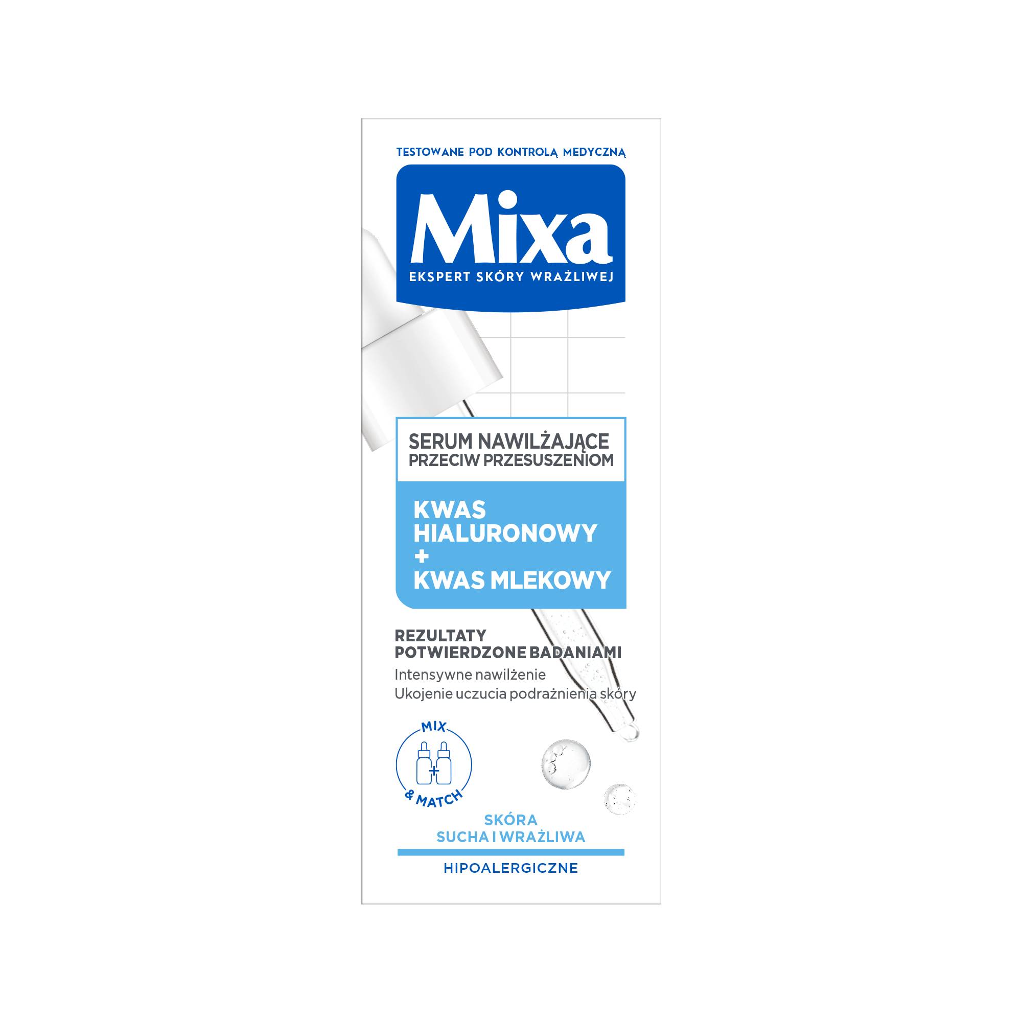 Mixa Lab Serum nawilżające przeciw przesuszeniom, 30 ml