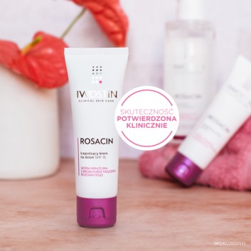 IWOSTIN ROSACIN Krem na dzień łagodzący skórę z trądzikiem różowatym SPF15 - 40 ml