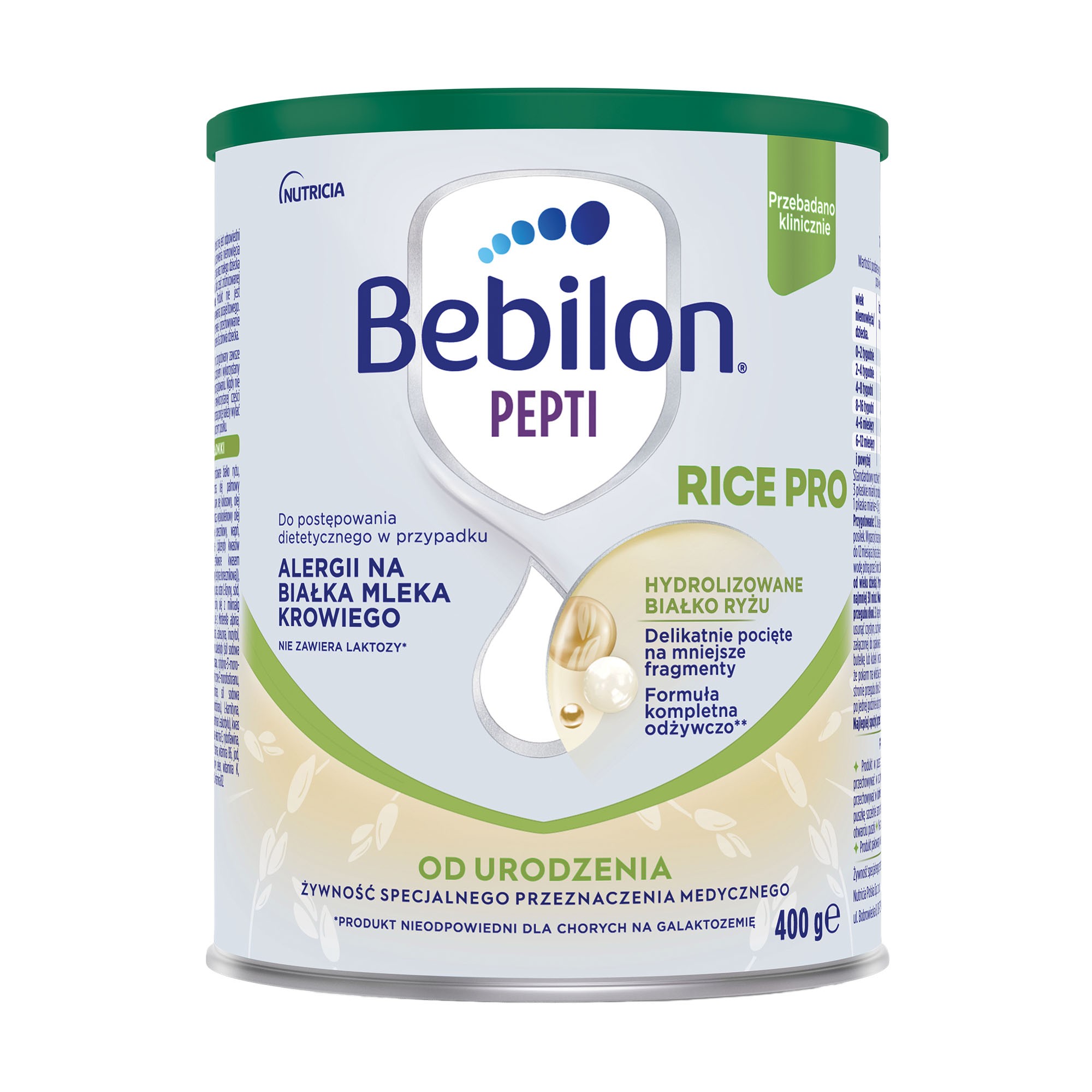 Bebilon Pepti Rice Pro od urodzenia, proszek, 400 g zdjęcie