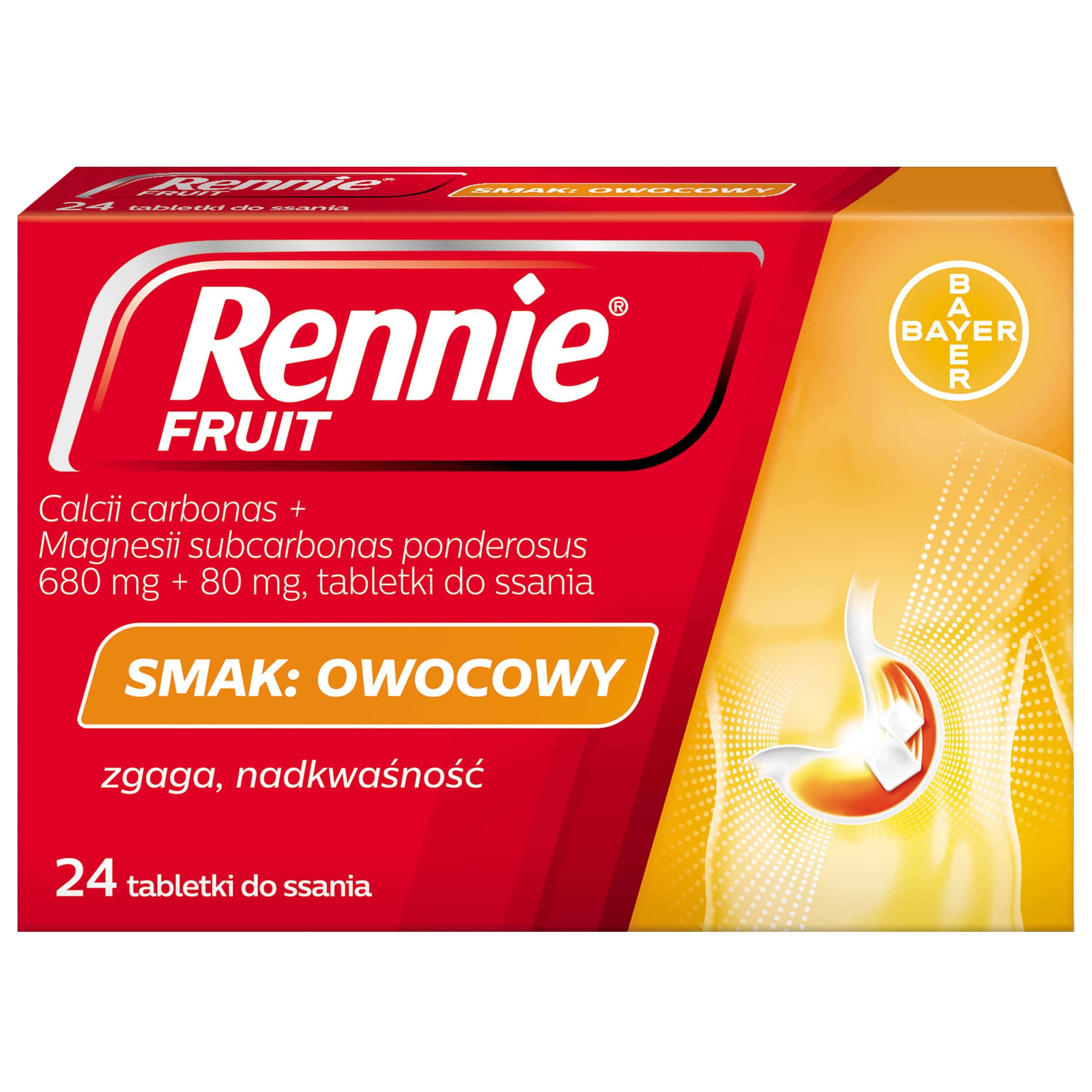 Rennie Fruit 24 tabletki do ssania zdjęcie
