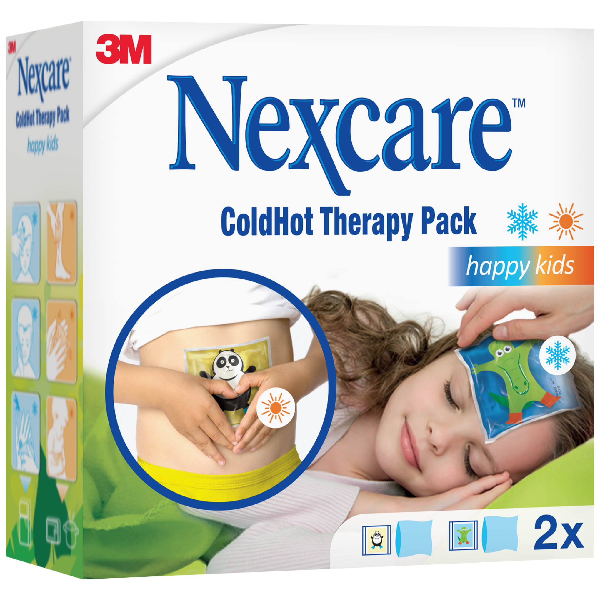 Nexcare ColdHot Kids żelowy kompres 11x12 cm 2 sztuki