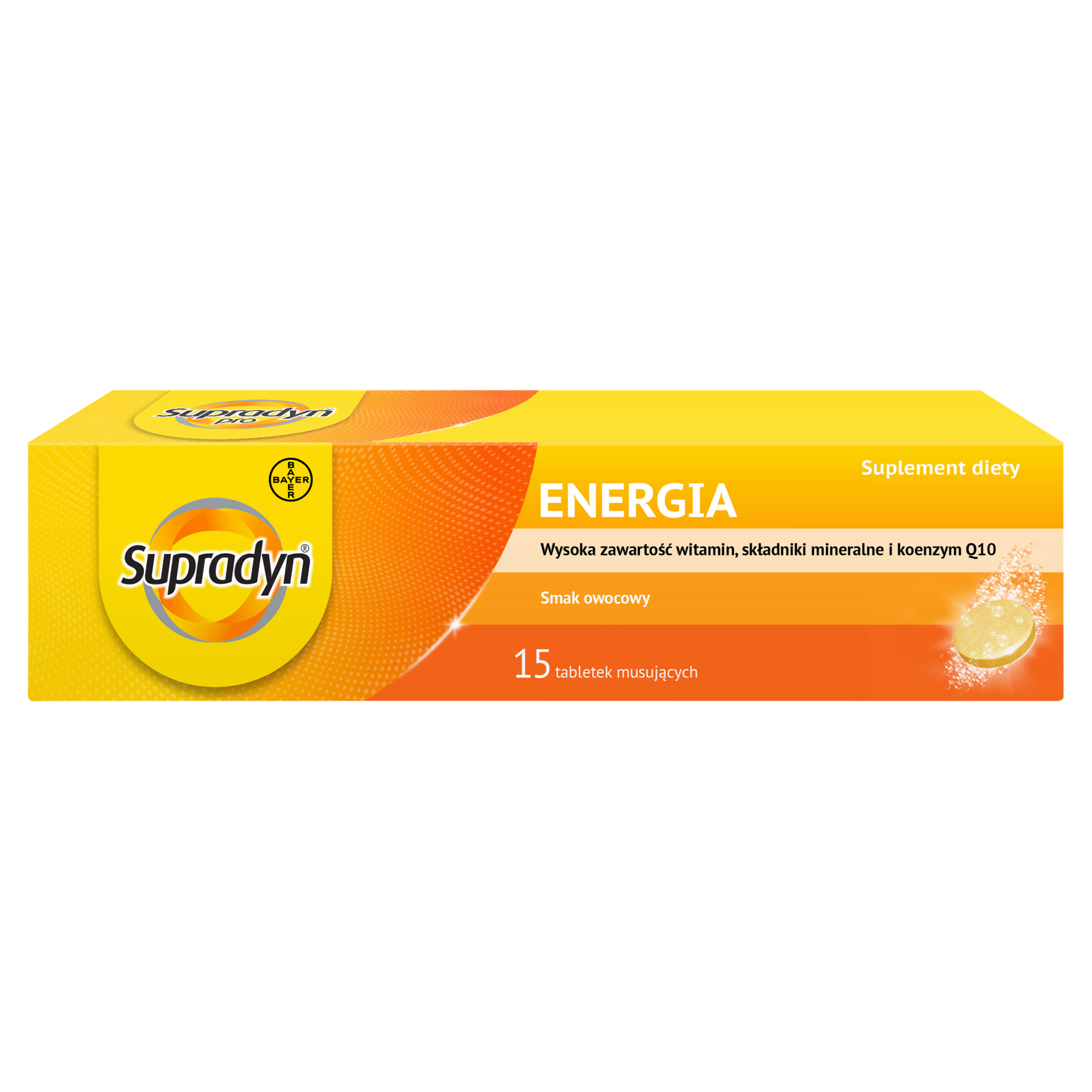 Supradyn Energia, tabletki musujące, 15 sztuk zdjęcie