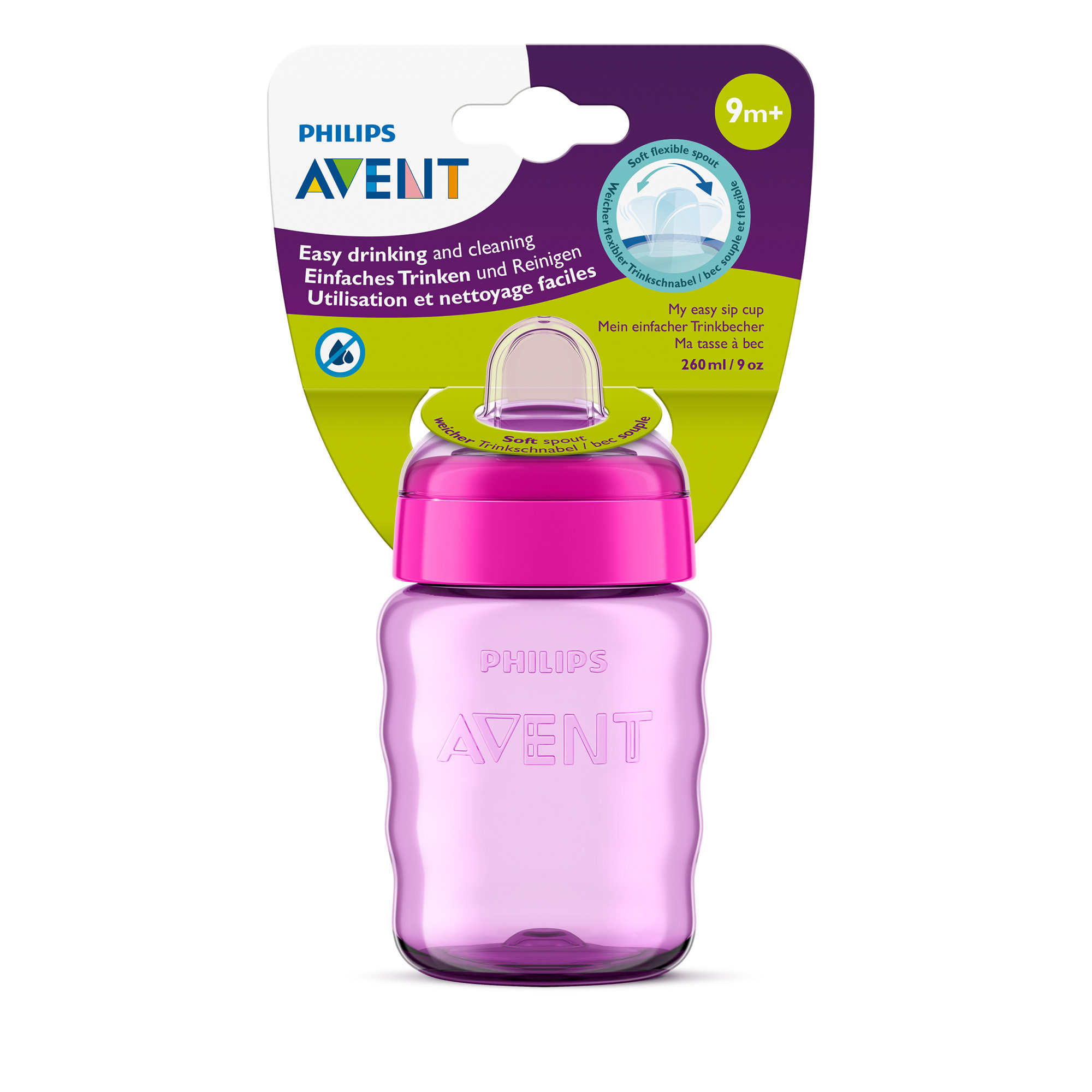 Avent Kubek z ustnikiem 9m+ SCF553/03, 1 sztuka zdjęcie