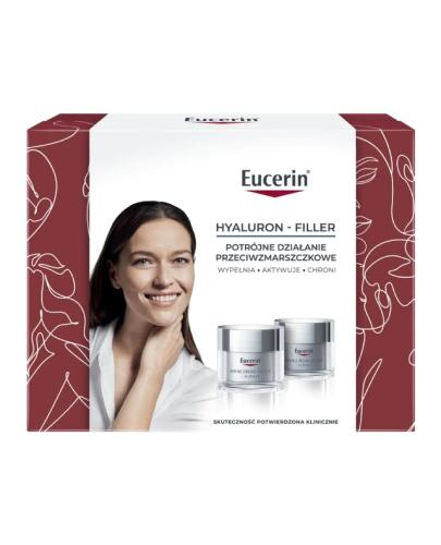 Eucerin Hyaluron-Filler 3 x Effect Krem na dzień, 50 ml + Krem na noc, 50ml [ZESTAW] zdjęcie