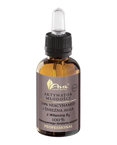 AVA Aktywator Młodości PLUS 10% Niacynamid i Śnieżna Alga z Witaminą B5 - 30 ml - cena, opinie, skład zdjęcie