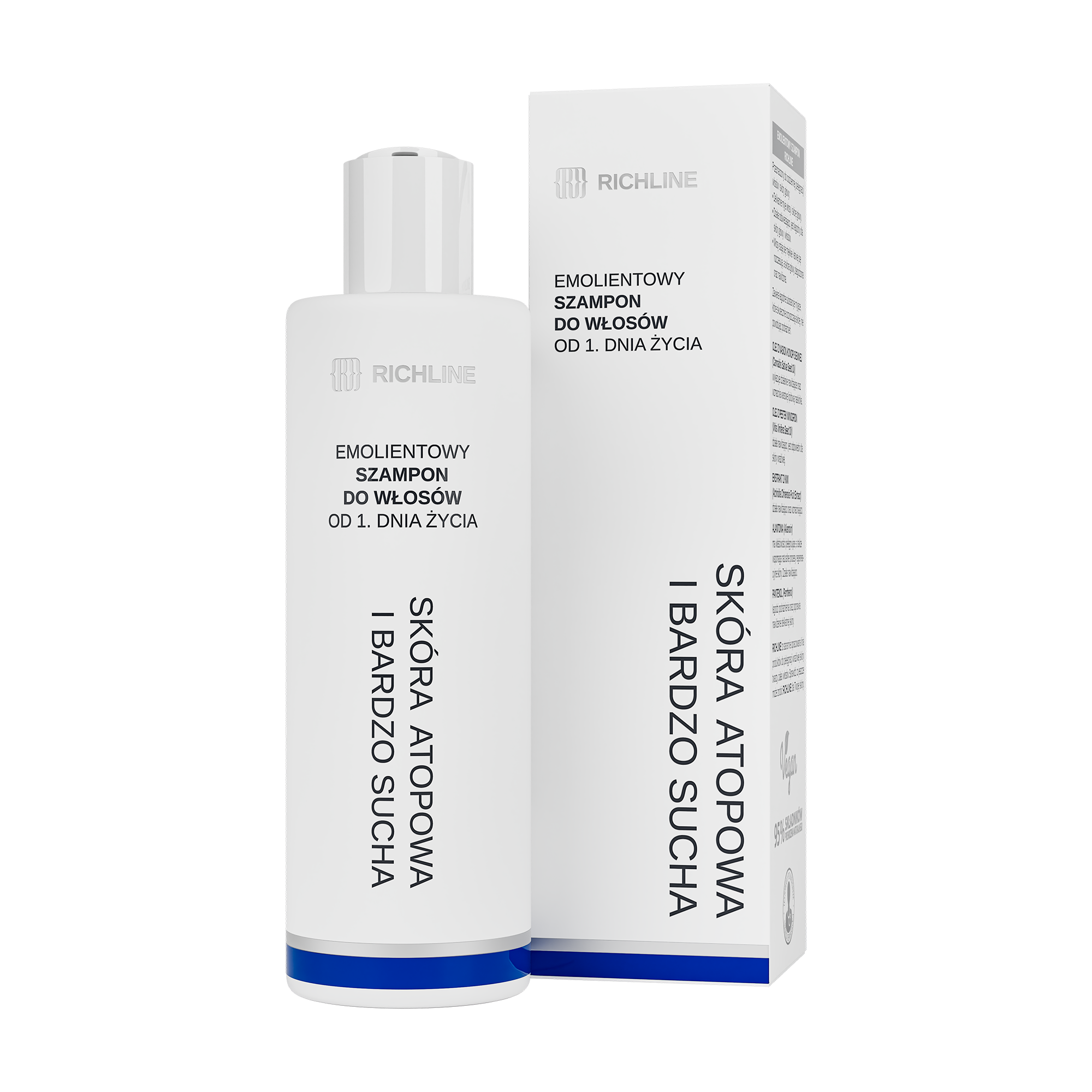 Richline Emolientowy szampon do włosów od 1. dnia życia, 200 ml