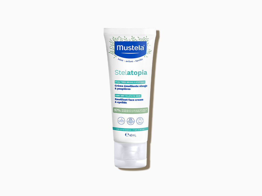 Mustela Stelatopia Krem emolient do twarzy 40 ml zdjęcie