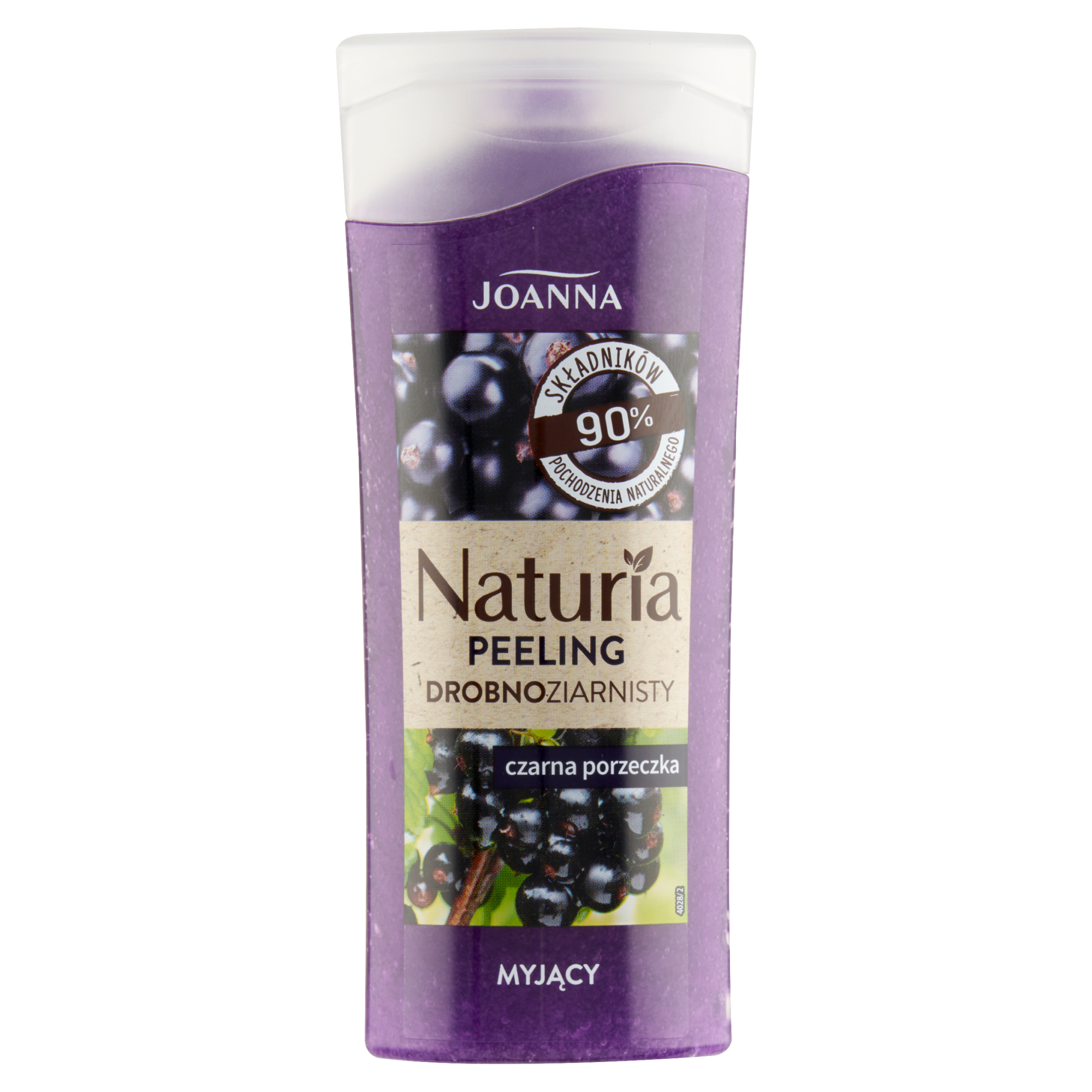 Joanna Naturia Peeling drobnoziarnisty Czarna Porzeczka, 100 g zdjęcie