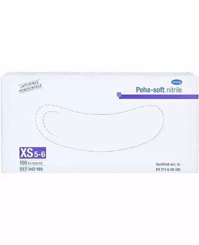 Hartmann Peha-Soft Nitrile rękawice nitrylowe bezpudrowane rozmiar XS 100 sztuk zdjęcie
