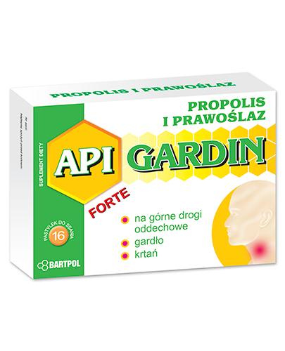 Api Gardin Forte Propolis i Prawoślaz, 16 pastylek zdjęcie