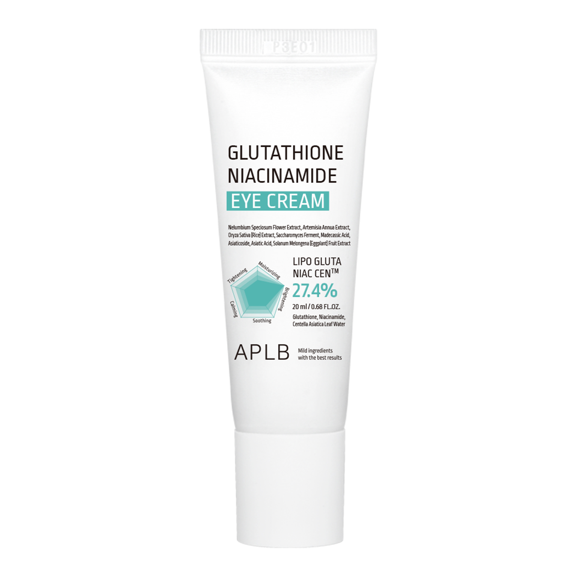 APLB Glutathione Niacinamide Krem pod oczy rozjaśniający, 20 ml zdjęcie