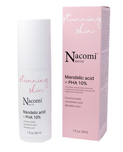 Nacomi Next Level Peelingujące serum Kwas migdałowy + PHA 10% - 30 ml - cena, opinie, stosowanie zdjęcie
