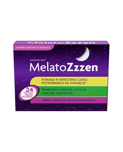 Nature Pharm MelatoZzzen, pastylki miękkie do ssania, 24 sztuki zdjęcie