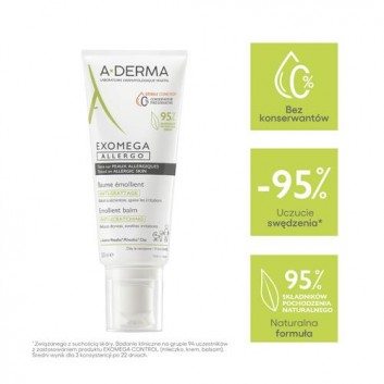 A-Derma Exomega Allergo Balsam emolient, 200 ml