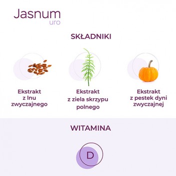 Jasnum uro 60 kapsułek
